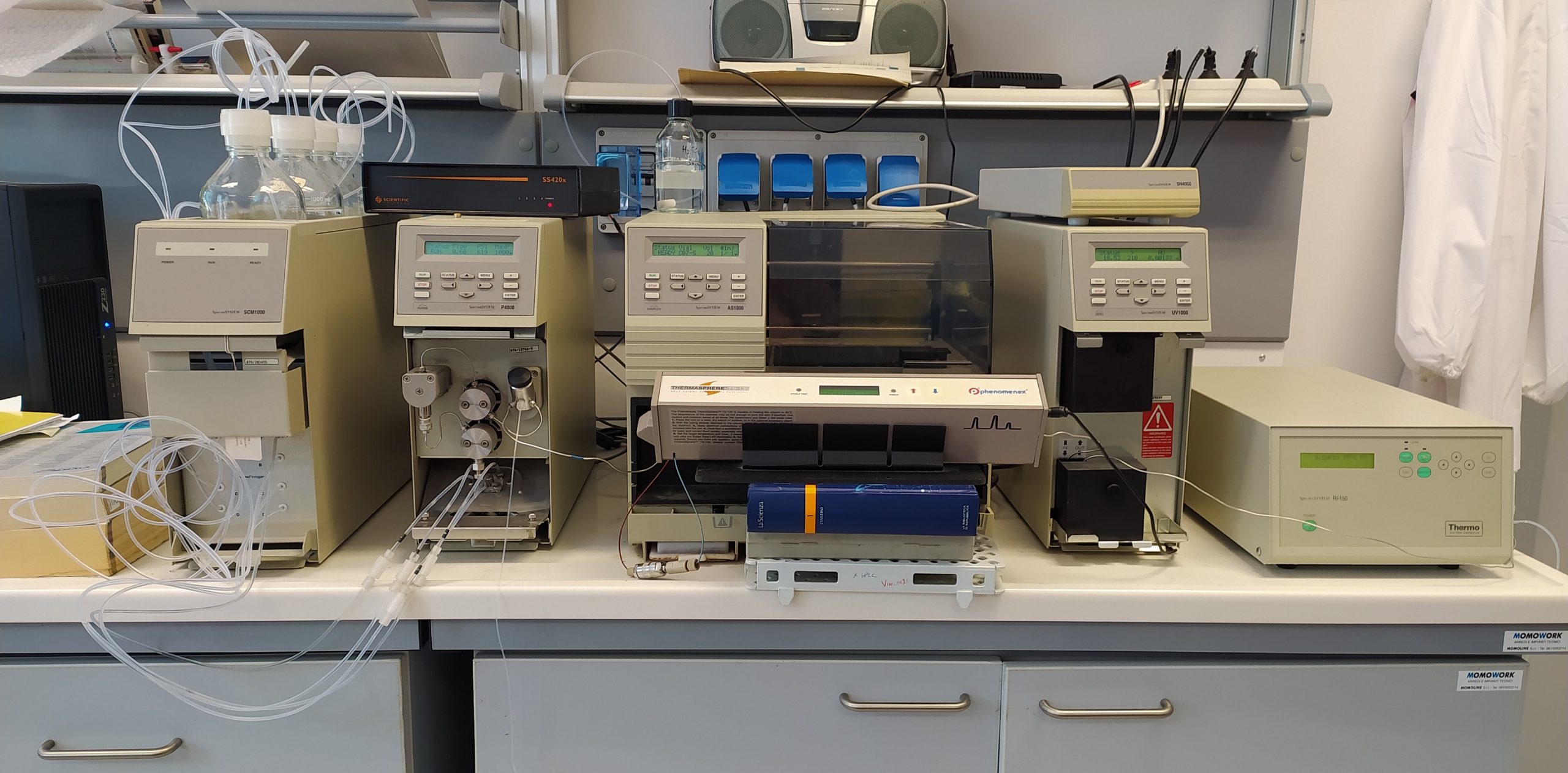 HPLC presso i laboratori ENEA Casaccia